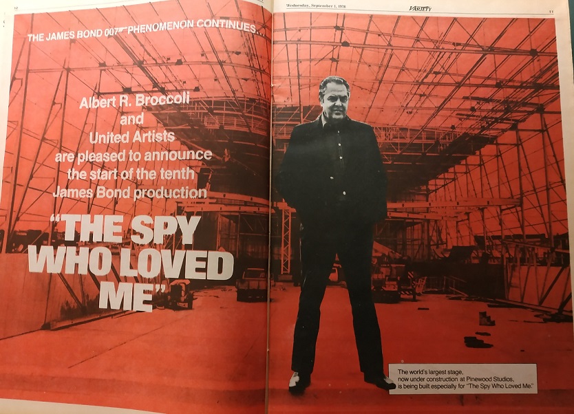 L'ESPION QUI M'AIMAIT ROGER MOORE BOX OFFICE USA 1977