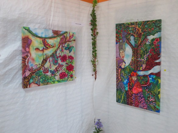 Au Salon d'Automne de Chamesson en 2024, 35 peintres ont présenté 165 tableaux, tous plus beaux les uns que les autres !