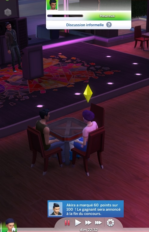 Semaine 2 - Quartier San Myshuno - Foyer Les Légendes du karaoké