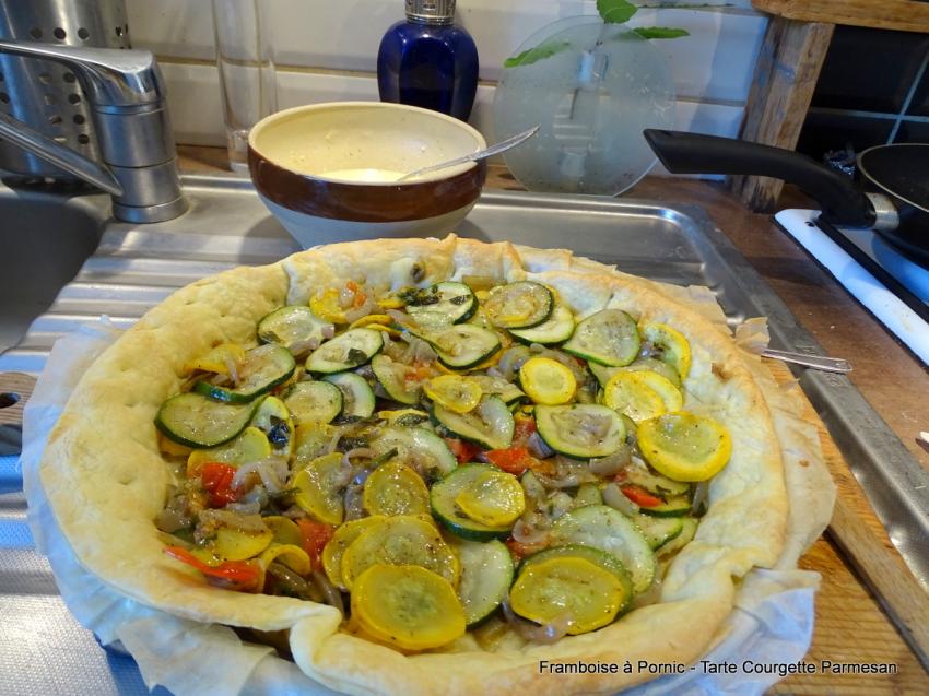 Tarte courgette 