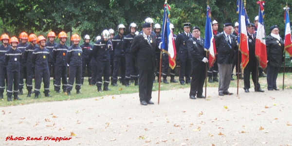 René Drappier a assisté aux cérémonies en hommage à la Libération de notre territoire : à Villotte, Maisey et Châtillon sur Seine