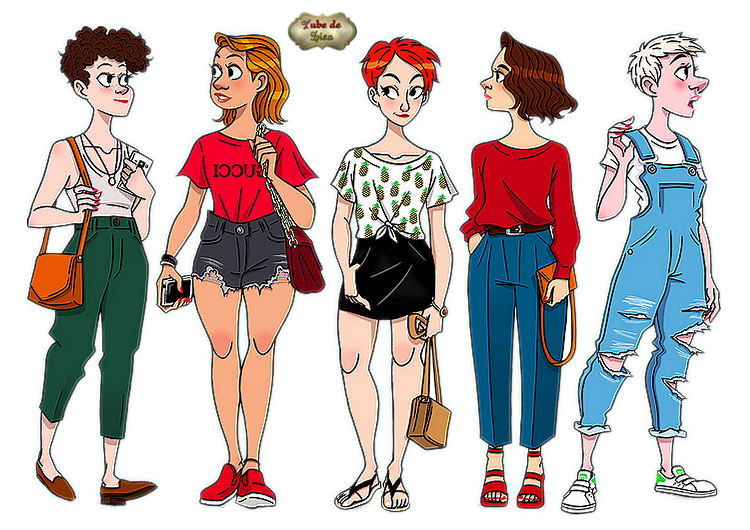 Personnages série 13