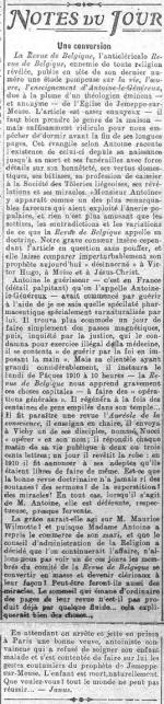 Une conversion (Journal de Bruxelles, 6 août 1912)(Belgicapress)