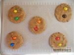 Cookies m&m's et beurre de cacahuète