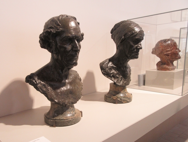 Visite du Musée de Nogent sur Seine avec l'ACC : la partie consacrée à la sculptrice Camille Claudel...