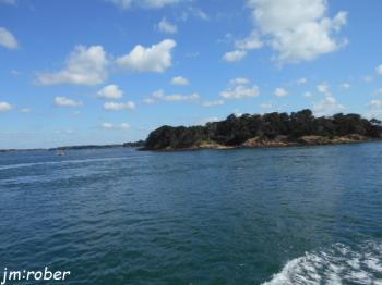 Bretagne , Le tour du Golf du Morbihan en bateau (2)