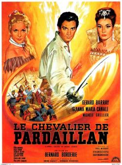 LE CHEVALIER DE PARDAILLAN BOX OFFICE FRANCE 1962 AFFICHE JEAN MASCII