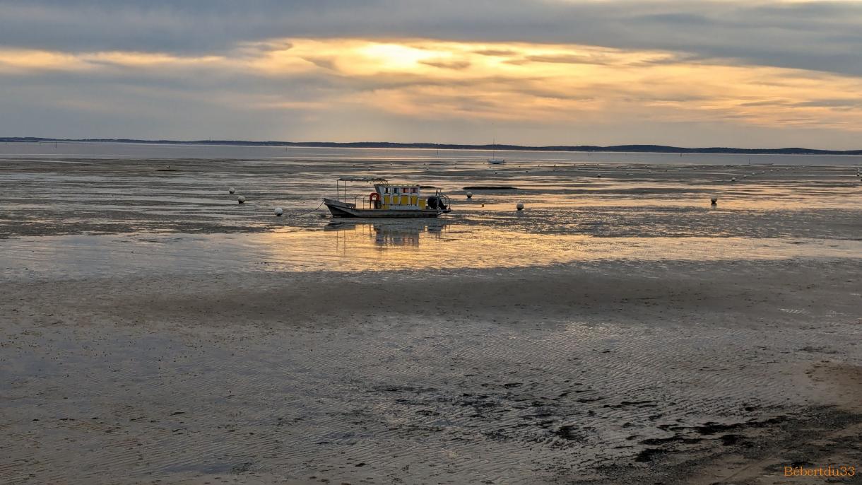 coucher de soleil à ...