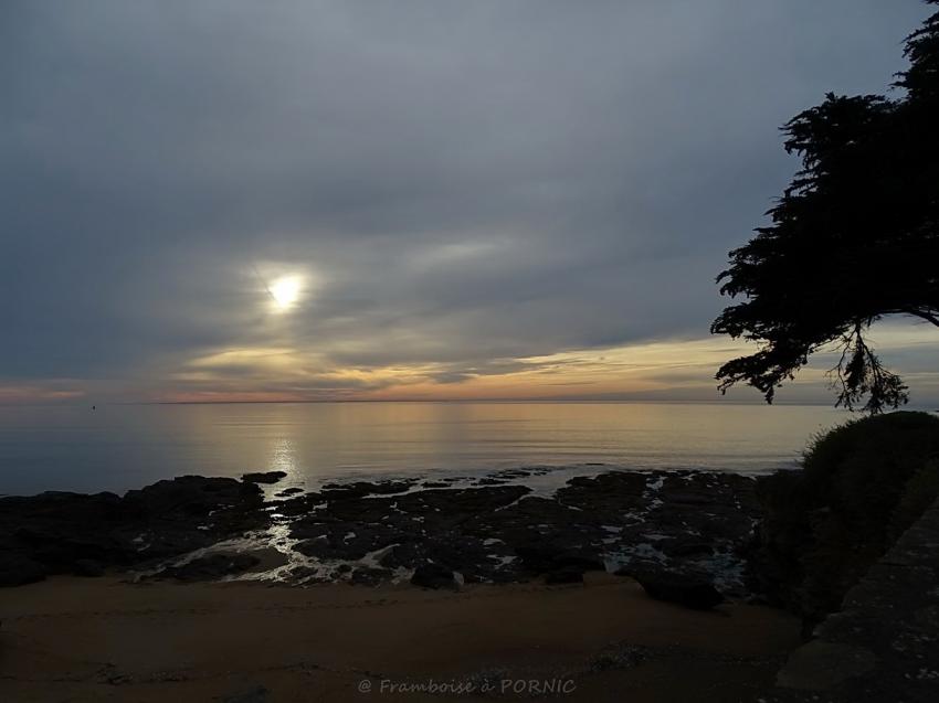 Pornic, coucher de soleil du 7 décembre 2016