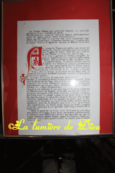 Miracle Eucharistique Douai 1254