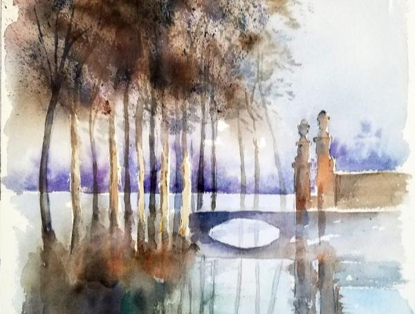 Aquarelles de : Jean Lavernhe
