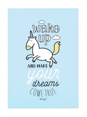 Affiche Wake Up & Make your dream come true Mr Wonderful: 