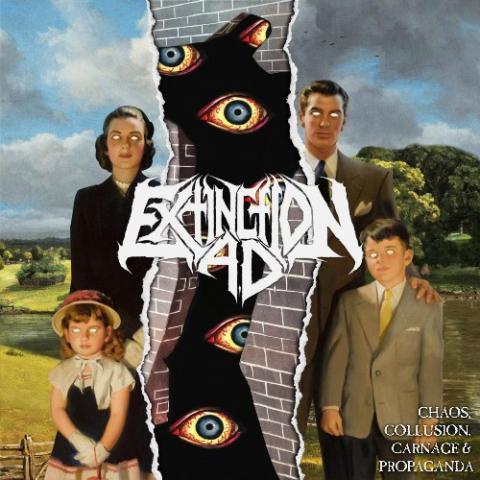 EXTINCTION A.D. - Les détails du nouvel EP Chaos, Collusion, Carnage & Propaganda ; "Chaos" Lyric Video