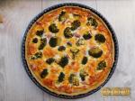 Quiche au brocoli, bacon & cheddar