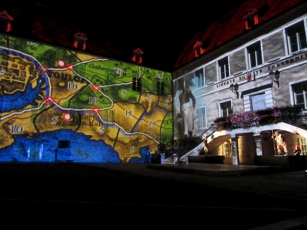 "Un aigle sur la ville" un grand spectacle son et lumière sur la vie de Napoléon à Châtillon sur Seine, Ville Impériale !