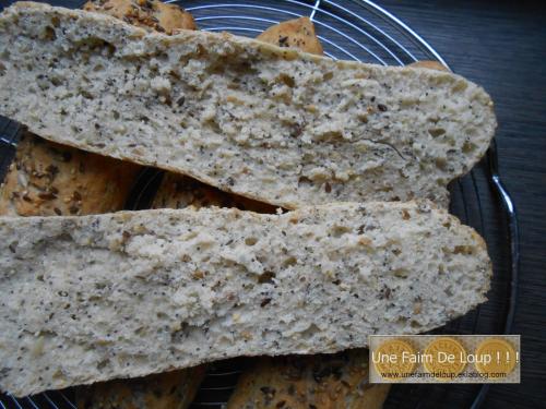 Baguettes aux céréales & graines