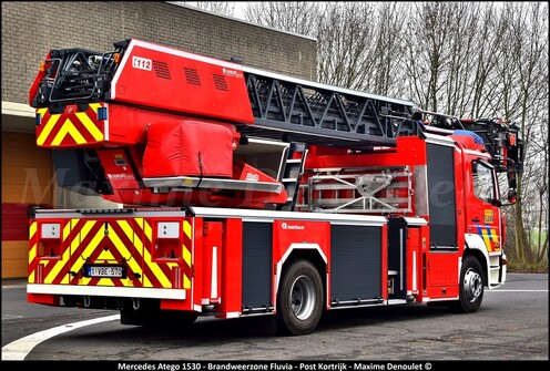 Nouvelle auto-échelle pour les pompiers de Courtrai