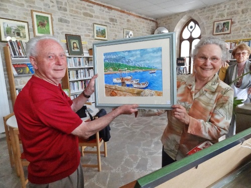 Aquarelles de Mme Leblanc