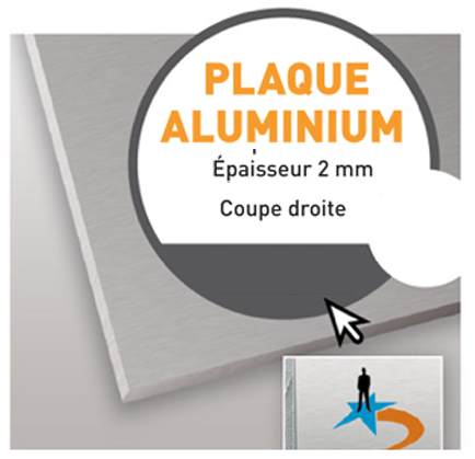 PLAQUE ALUMINIUM