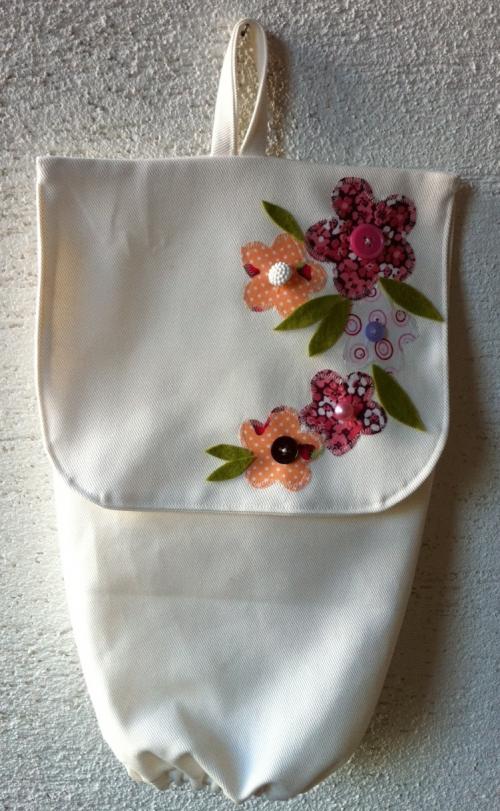 Sac à sacs fleuri