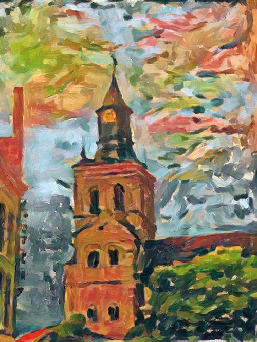 Beffroi de Tirlemont (creator.nightcafe.studio)
