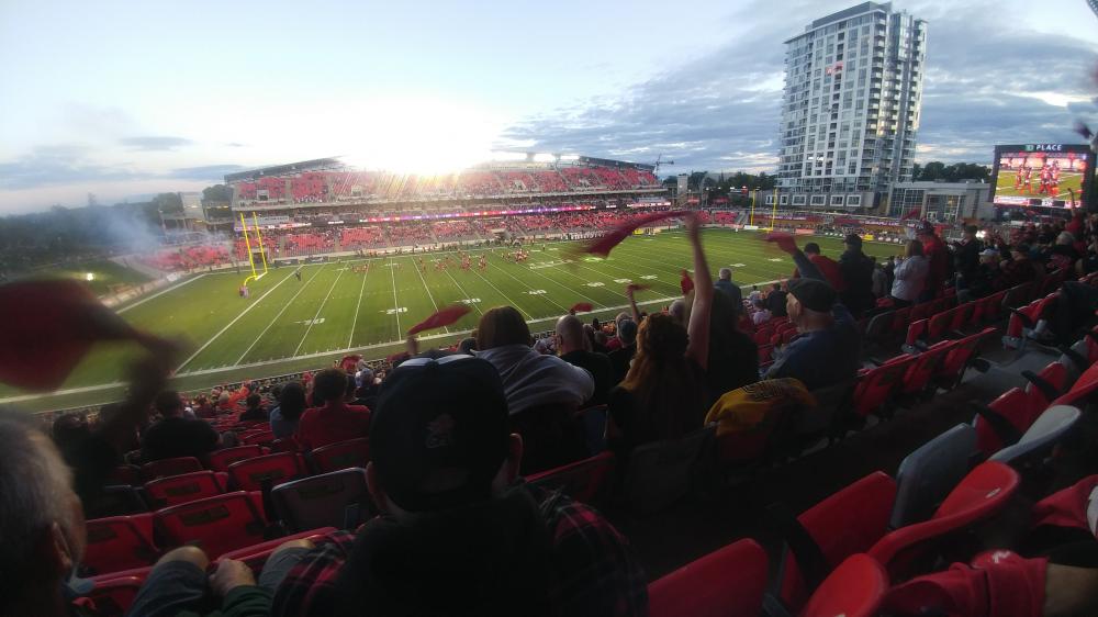 Montreal Alouettes versus Ottawa Redblacks on September 3rd 2021