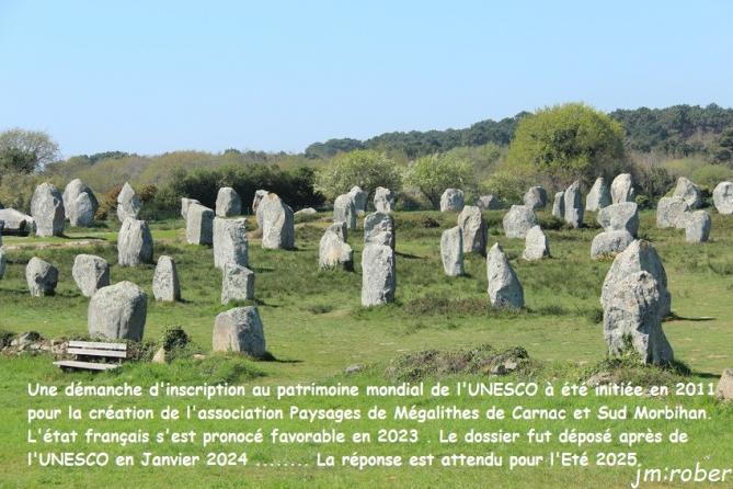 La préhistoire , l'architecture mégalithique ,des paysages de pierres dressées ?
