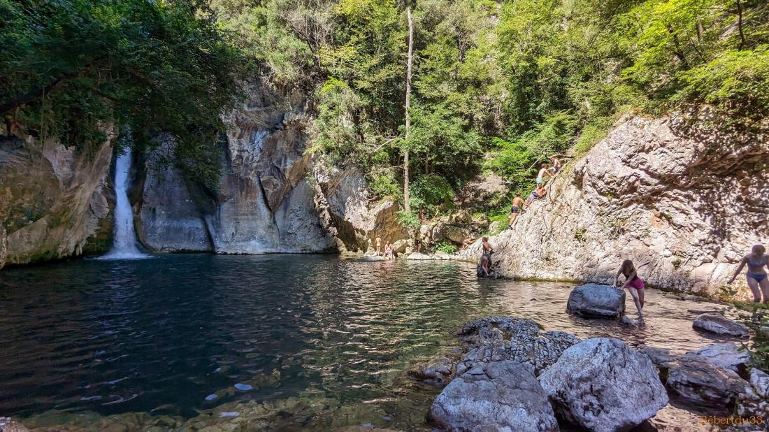 une cascade à Sospel 