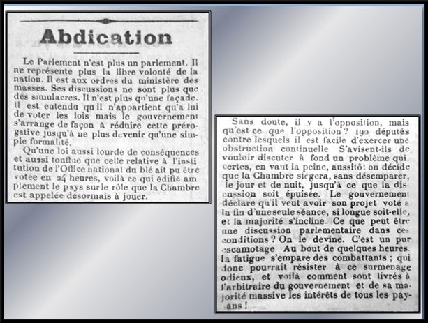 Le Front Populaire vu par le "Châtillonnais et l'Auxois" de 1936 (partie 2)