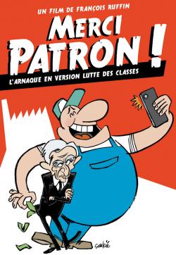 Projection du film « Merci Patron ! », à Wiers (B)