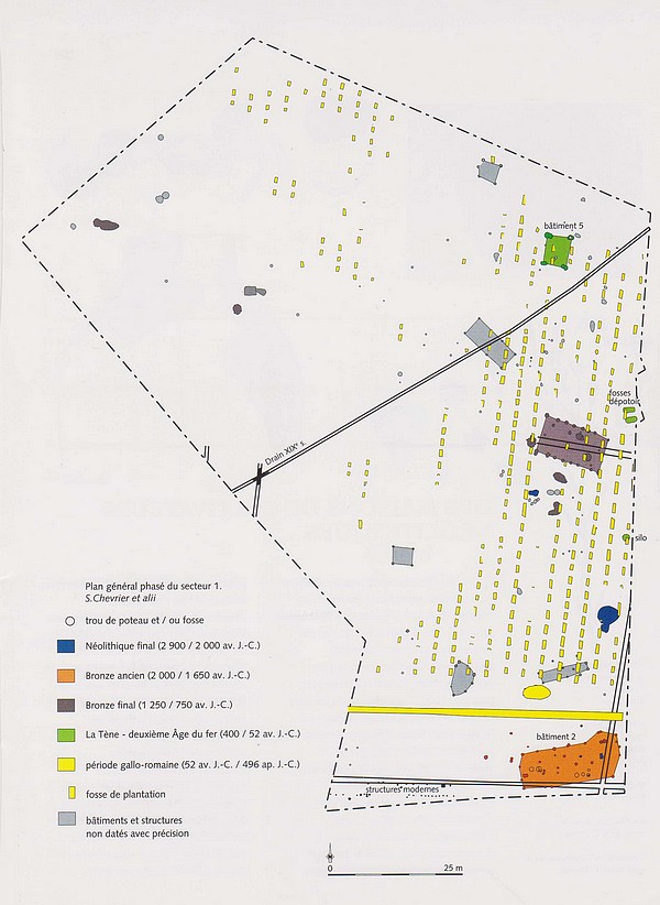 Sébastien Chevrier de L'INRAP, a présenté une conférence sur les origines de la vigne à Gevrey-Chambertin(Côte d'Or)