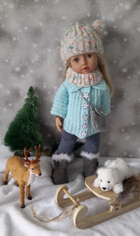 Kheira a réalisé l'ensemble hiver