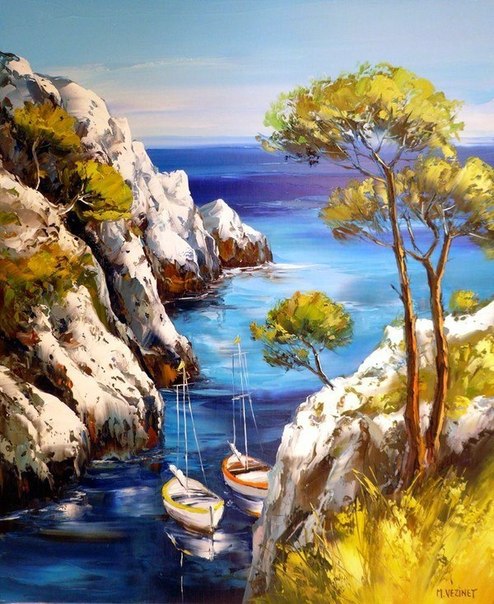 Peintures de : Michel Vézinet