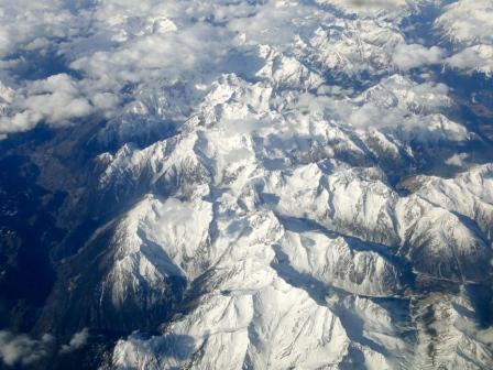 Les Alpes vue du ciel - New Blog