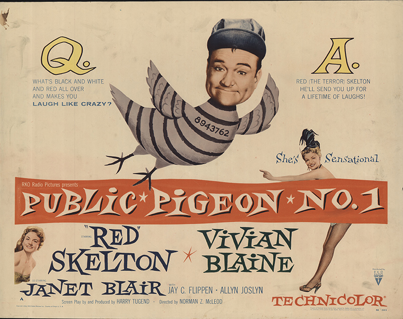 PUBLIC PIGEON NUMBER ONE BOX OFFICE USA 1957