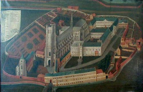 L'abbaye de Saint-Bertin à Saint-Omer (Jacques François Lemaire-4e quart 18e)(Base Joconde)