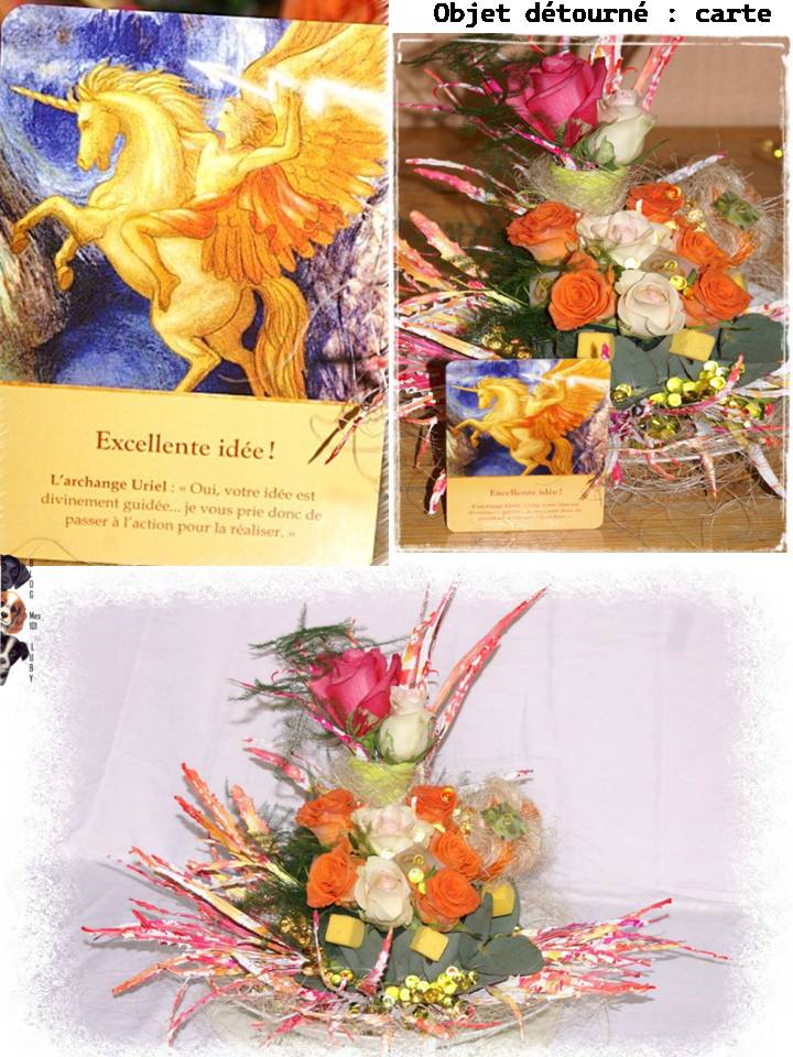 Objets détournés dans mes compositions florales (1/2)