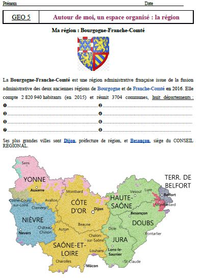 Du nouveau en géographie CM