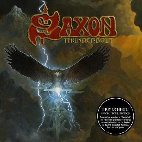 SAXON - Une version Tour Edition du dernier album Thunderbolt disponible en Septembre