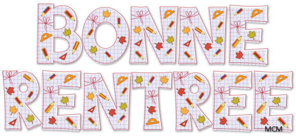 Fond écran Bonne Rentrée - Alphabet Bonne Rentrée