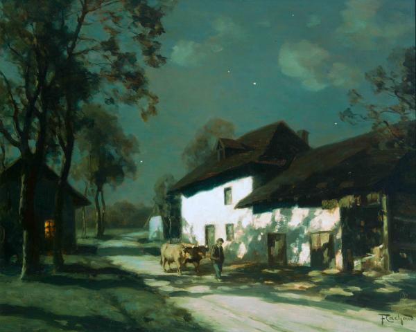 Peinture de : François-Charles Cachoud