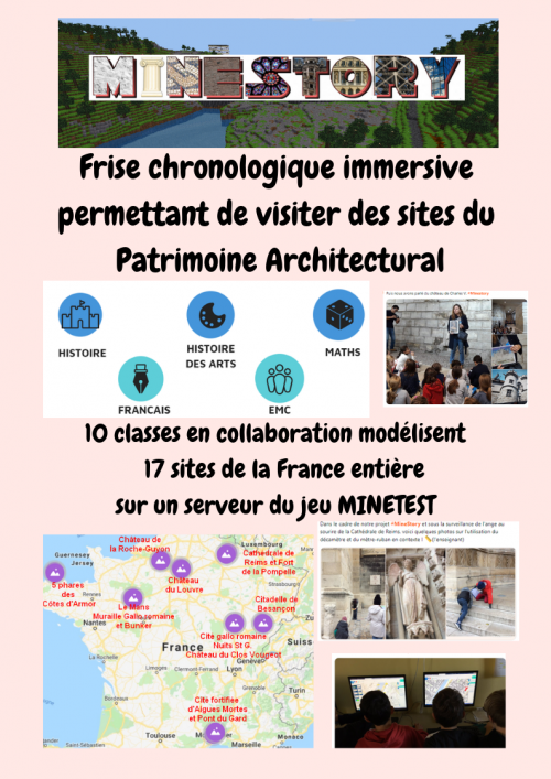 Minestory : une frise immersive d'HDA