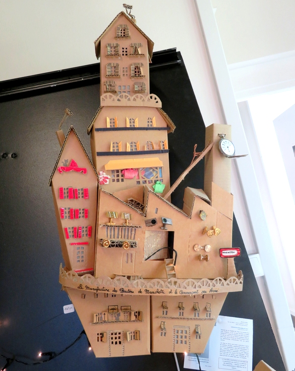 Manou Redon nous a fait rêver avec ses fantaisies urbaines à l'Office du Tourisme du Pays Châtillonnais