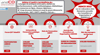 L'agenda andCO du trimestre