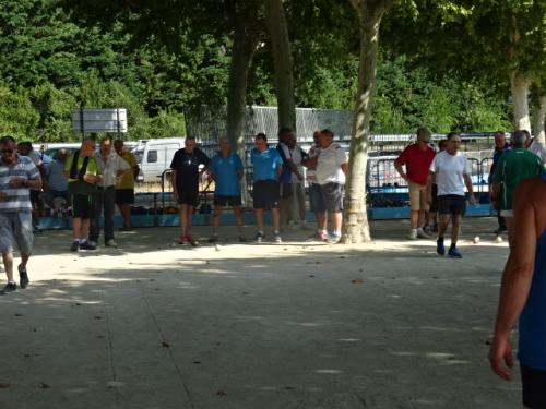 Belle journée aux vétérans de Bourg st Andeol du 18 juillet 2019