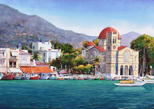 Peinture de : Pantelis Zografos 