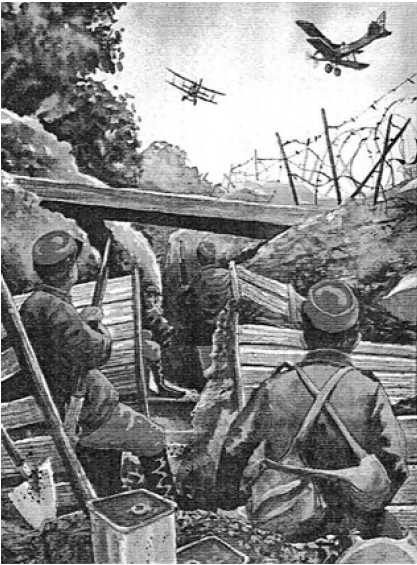 La guerre des tranchées