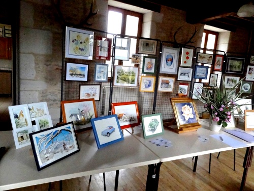 Exposition d'aquarelles à Villiers le Duc...