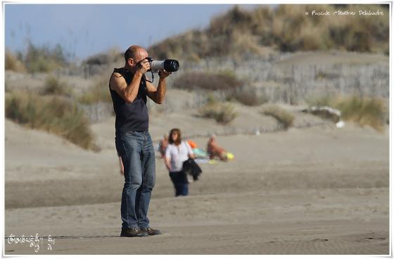 Sur la plage de L'espiquette