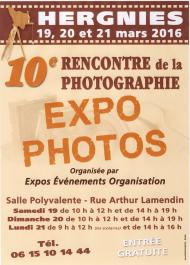 Expo photos, Hergnies les 19, 20, 21 mars